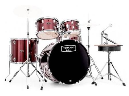 Slika MAPEX SET BOBNOV TND5254TDR TORNADO BOBNI KOMPLET RED