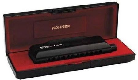 HOHNER USTNA HARMONIKA CX 12 BLACK C 7545/48 M754500