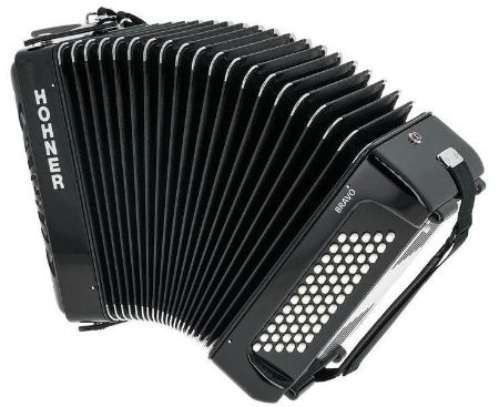 Slika HOHNER HARMONIKA BRAVO II 60 ČRNA NWE BELLOW