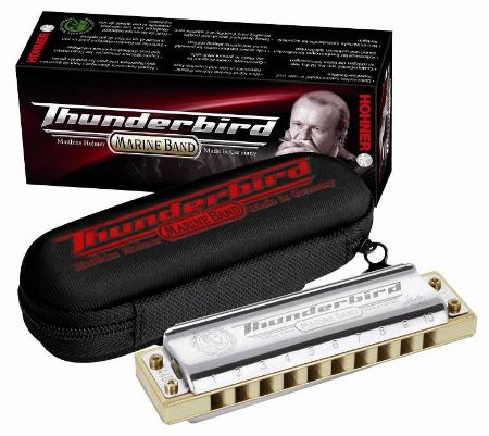 Slika HOHNER USTNA HARMONIKA MARINE BAND THUNDERBIRD G LOW OKTAVA M201171