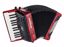 Slika HOHNER HARMONIKA BRAVO II 48 RDEČA SILENT KEY