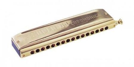 Slika HOHNER USTNA HARMONIKA SUPER64 GOLD 64C  / M758364