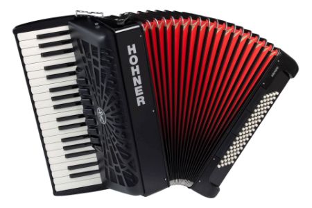 Slika HOHNER HARMONIKA BRAVO III 80 BASNA ČRNA SILENT KEY