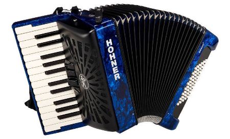 HOHNER HARMONIKA BRAVO II 48 MODRA SILENT KEY