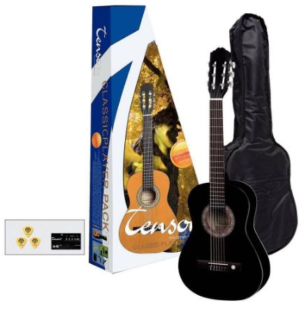 TENSON KLASIČNA KITARA BLACK 3/4-Player Pack F502096