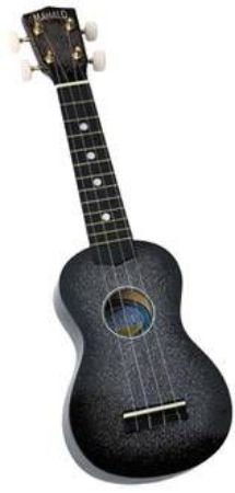 MAHALO UKULELE PACK ČRNA U2K/CBK