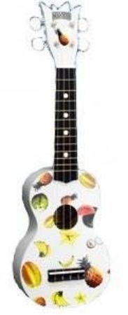 Slika MAHALO UKULELE FRUIT PACK RUMENA U1K/WT