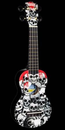 Slika MAHALO UKULELE PACK SKULL