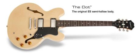 EPIPHONE EL.KITARA DOT ES-335  NATUR