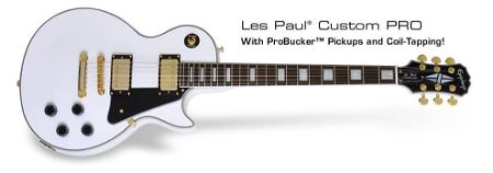 EPIPHONE ELEKTRIČNA KITARA Les Paul CUSTOM PRO ALPINE WHIT