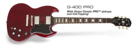 EPIPHONE ELEKTRIČNA KITARA SG G400 PRO CHERRY