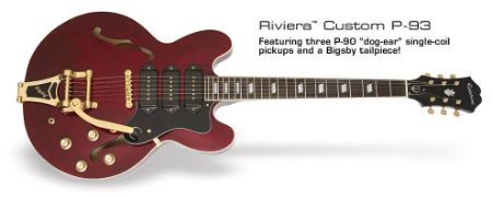 EPIPHONE ELEKTRIČNA KITARA LTD.Ed. RIVIERA CUSTOM P93