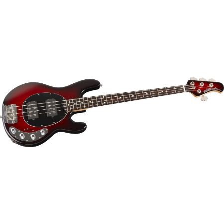 Slika BAS KITARA MUSIC MAN STING RAY HS SR HS BLACK CHERRY BURST RSWD MATCH BLACK