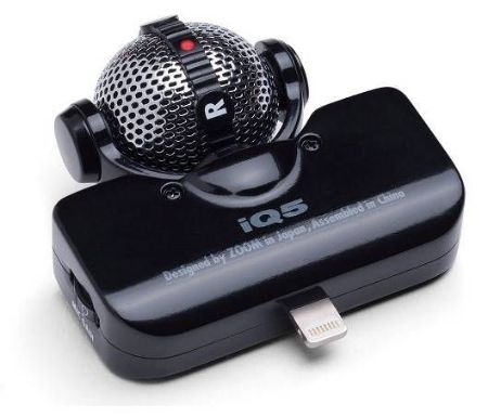 ZOOM STEREO MICROFONE IQ5 FOR IPHONE/IPAD