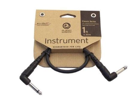 Slika KABEL PLANET WAVES KITARSKI 0,30m PW-CGTPRA-01