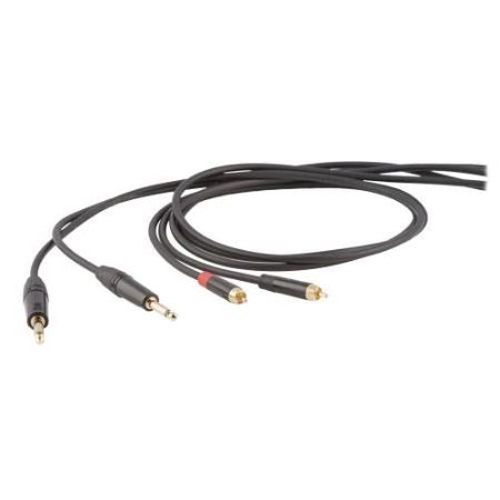 DH profesionalni stereo kabel 2xJ6,3-2xRCA DHS535LU3 3M