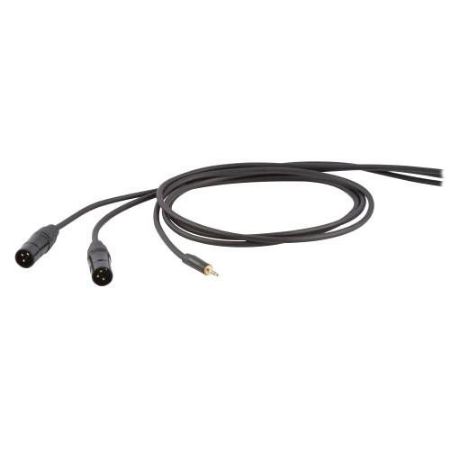 DH profesionalni stereo kabel J3,5st-2xC moški DHS595LU3 3M