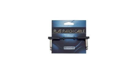 RockBoard Flat Patch Cable, Black - 5 cm