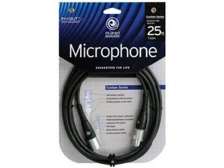 Slika KABEL PLANET WAVES MIKROFONSKI 7,6M CUSTOM SERIJA PW-M-25