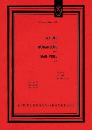 Slika PRILL:SCHULE FUR BOHMFLOTE 1 OP.7