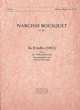 BOUSQUET:36 ETUDES(1851) ALTBLOCKFLOTE VOL.1