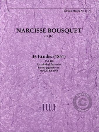 BOUSQUET:36 ETUDES(1851) ALTBLOCKFLOTE VOL.3