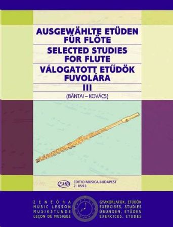 BANTAI:SELECTED STUDIES FOR FLUTE 3