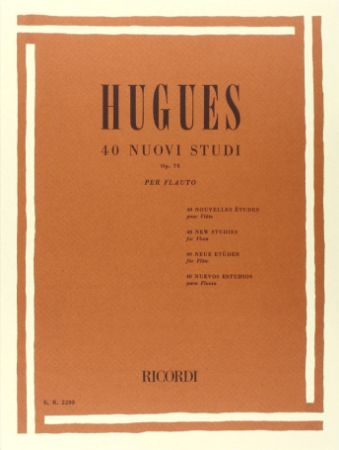 Slika HUGUES:40 NUOVI STUDI OP.75 PER FLAUTO