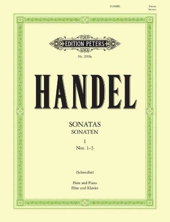 HANDEL:SONATAS VOL.1/ NR.1-3 FLUTE AND PIANO