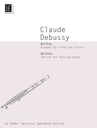 DEBUSSY:BILITIS,AUSGABE FUR FL+KLAVIER