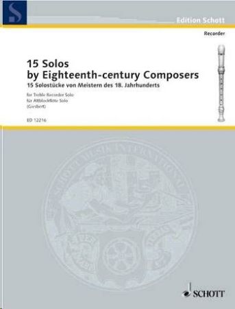 GIESBERT:15 SOLOS BY 18 CENTURY COMPOSERS