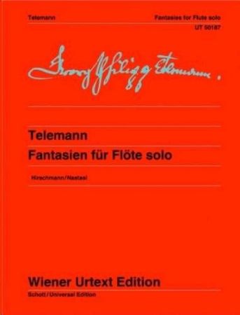 Slika TELEMANN:FANTASIEN FUR FLOTE SOLO