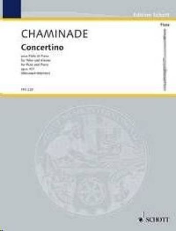 Slika CHAMINADE:CONCERTINO FOR FLUTE AND PIANO OP.107