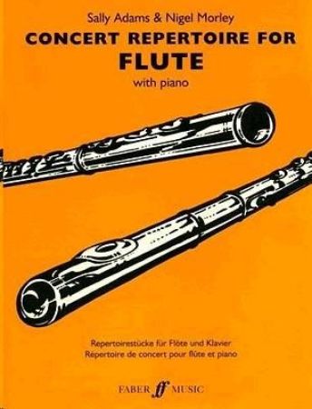 Slika ADAMS/MORLEY:CONCERT REPERTOIRE FOR FLUTE WITH PIANO