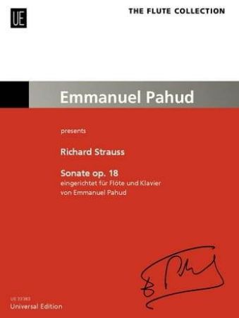 STRAUSS R.:SONATE OP.18 FUR FLOTE UND KLAVIER/PAHUD