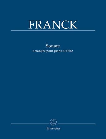 FRANCK:SONATE ARR.POUR FLUTE ET PIANO