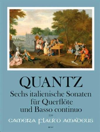 QUANTZ:SECHS ITALIANISCHE SONATEN FLUTE & KLAVIER