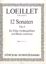 Slika LOEILLET:12 SONATEN OP.4/ 1-3 HEFT 1 ALTBLOCKFLOTE