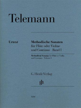 Slika TELEMANN:METHODICAL SONATAS FOR FLUTE OR VIOLIN AND PIANO 1