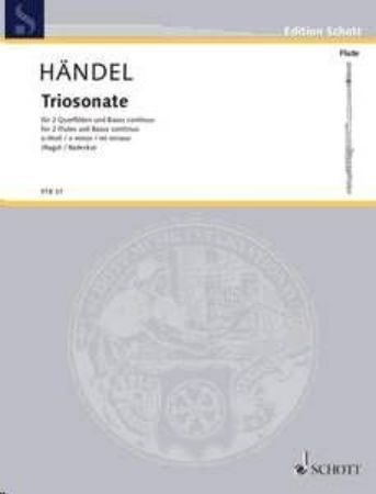 Slika HANDEL.TRIOSONATE E-MOLL FOR 2 FLUTES AND PIANO