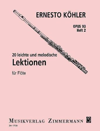 Slika KOHLER:20 LEICHTE UND MELODISCHE LEKTIONEN OP.93/2