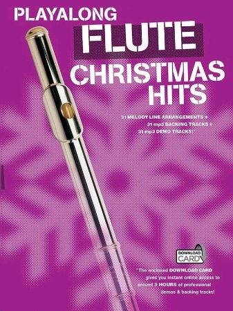 PLAYALONG  FLUTE CHRISTMAS HITS +DOWNLOAD CARD