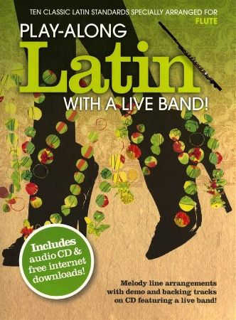 Slika PLAY ALONG LATIN WITH A LIVE BAND +CD FLUTE