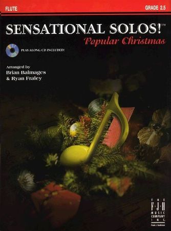 Slika SENSATIONAL SOLOS! POPULAR CHRISTMAS PLAY ALONG FLUTE +CD