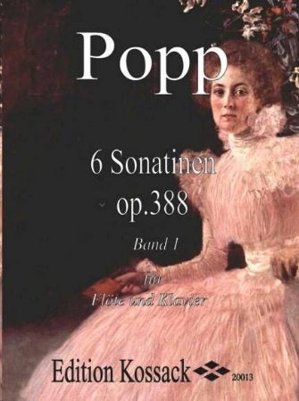 Slika POPP:6 SONATINEN BAND 1 OP.388  FLOTE UND KLAVIER