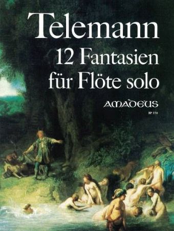 Slika TELEMANN:12 FANTASIEN FUR FLUTE SOLO