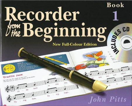 PITTS:RECORDER FROM THE BEGINNING 1 +CD NEW FULL COLOUR EDITION