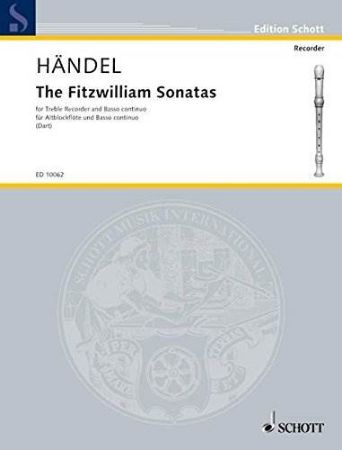 Slika HANDEL:THE FITZWILLIAM SONATAS TREBLE RECORDER