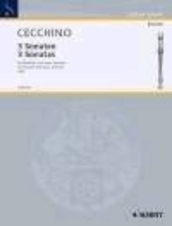 CECCHINO:3 SONATAS FOR RECORDER