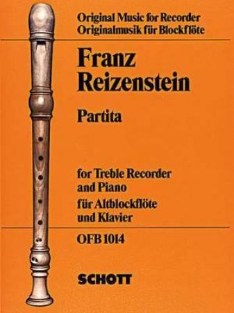 Slika REIZENSTEIN:PARTITA ALTBLOCKFLOTE UND KLAVIER